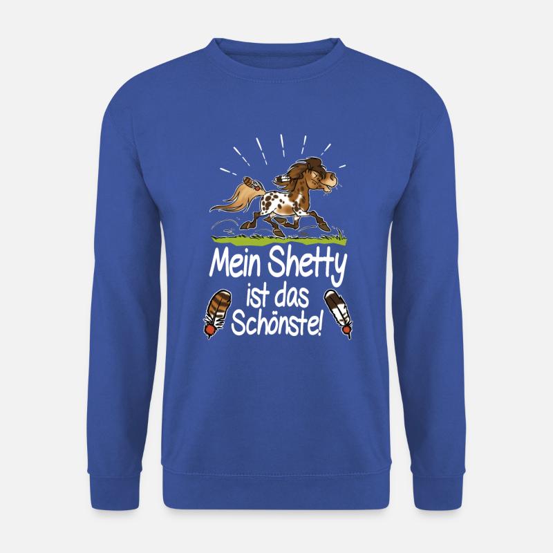 Mein Shetty das Schönste (Text weiss) - Unisex Pullover - Royalblau