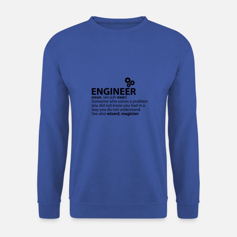 Ingenieur-Definition - Unisex Pullover - Royalblau