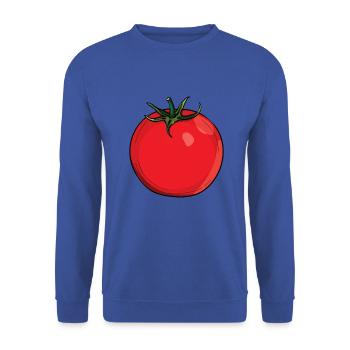 Tomate Kostüm Fasching Halloween Karneval Tomaten - Unisex Pullover - Royalblau - Vorne - Alina (178cm) & Michal (187cm)