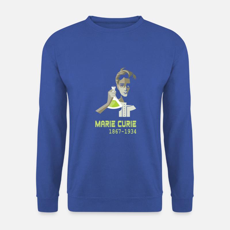 Marie Curie - Unisex Pullover - Royalblau