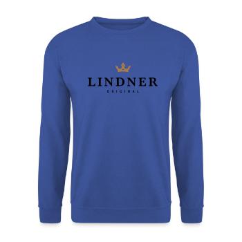 Lindner - Unisex Pullover - Royalblau - Vorne - Alina (178cm) & Michal (187cm)