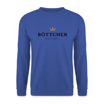 Böttcher - Unisex Pullover - Royalblau - Vorne - Alina (178cm) & Michal (187cm)