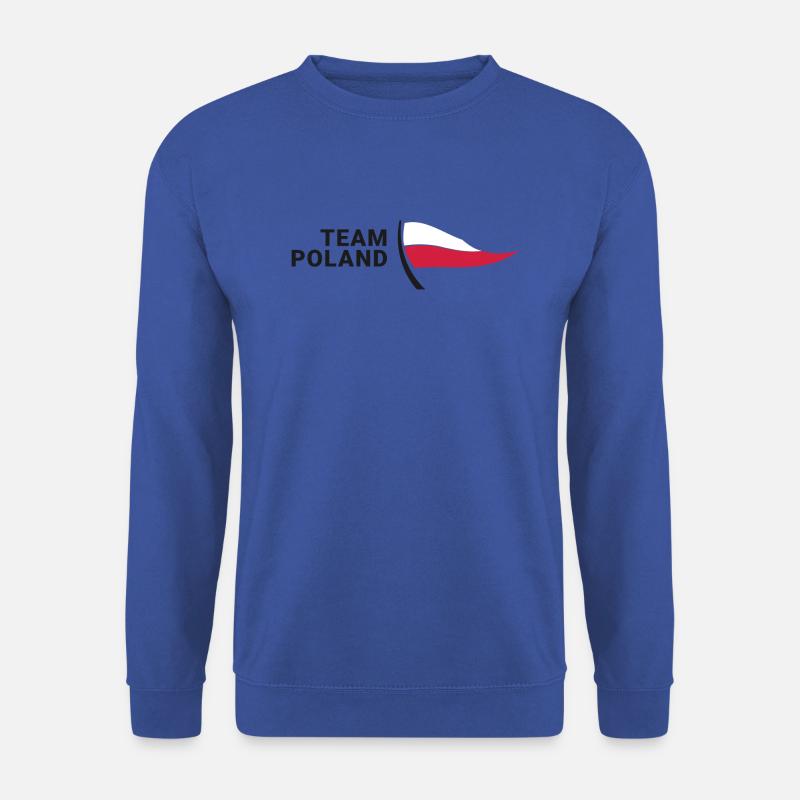Team Poland - Unisex Pullover - Royalblau