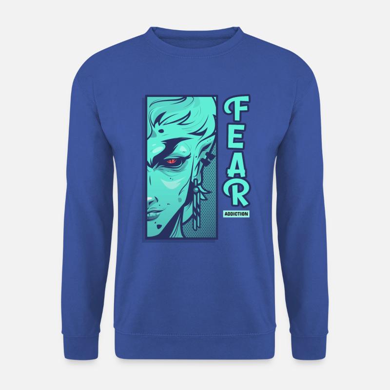 Fear addict design - Unisex Sweatshirt - royal blue