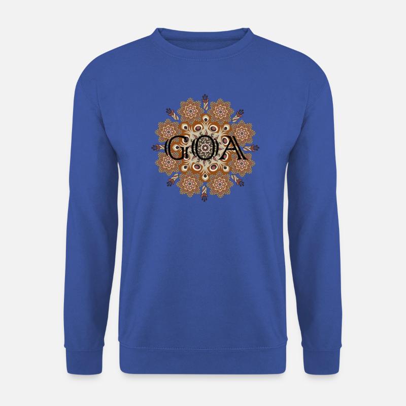 GOA Mandala Party Bass - Unisex Pullover - Royalblau