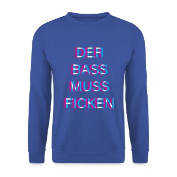 Hardtekk Tekk - Unisex Pullover - Royalblau - Vorne - Alina (178cm) & Michal (187cm)