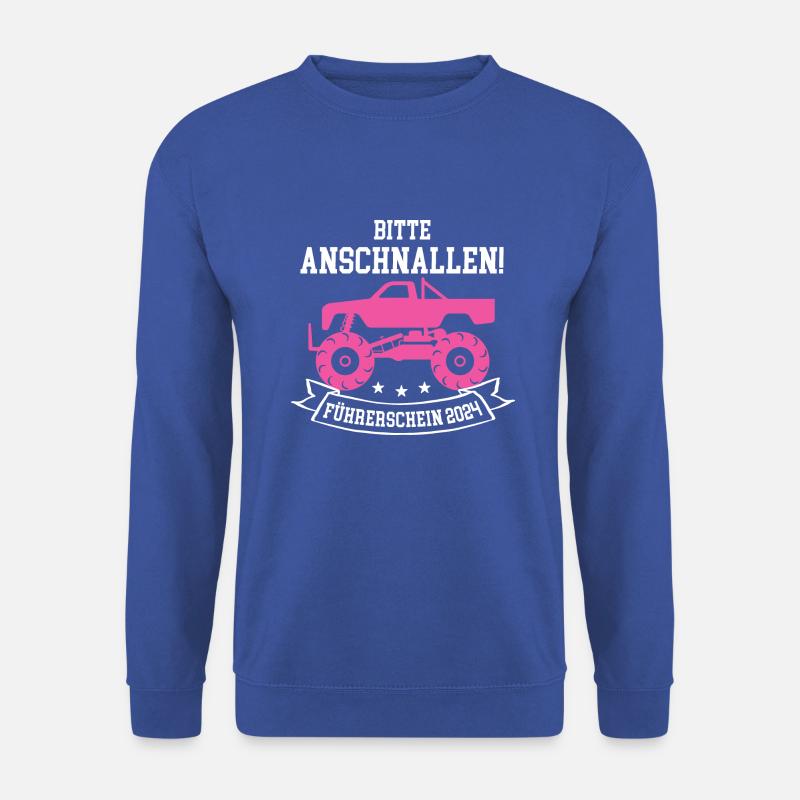 Führerschein Prüfung Bestanden Fahrschule 2024 - Unisex Pullover - Royalblau