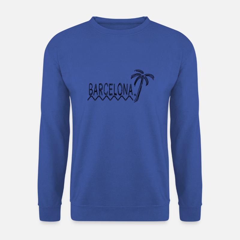 Barcelona - Unisex Pullover - Royalblau