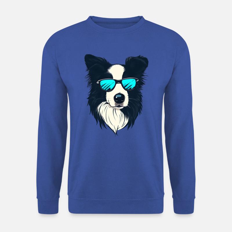 Border Collie Das Model - Unisex Pullover - Royalblau