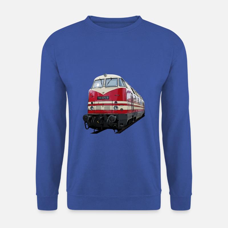 Diesellok BR 118 V 200 - Unisex Pullover - Royalblau