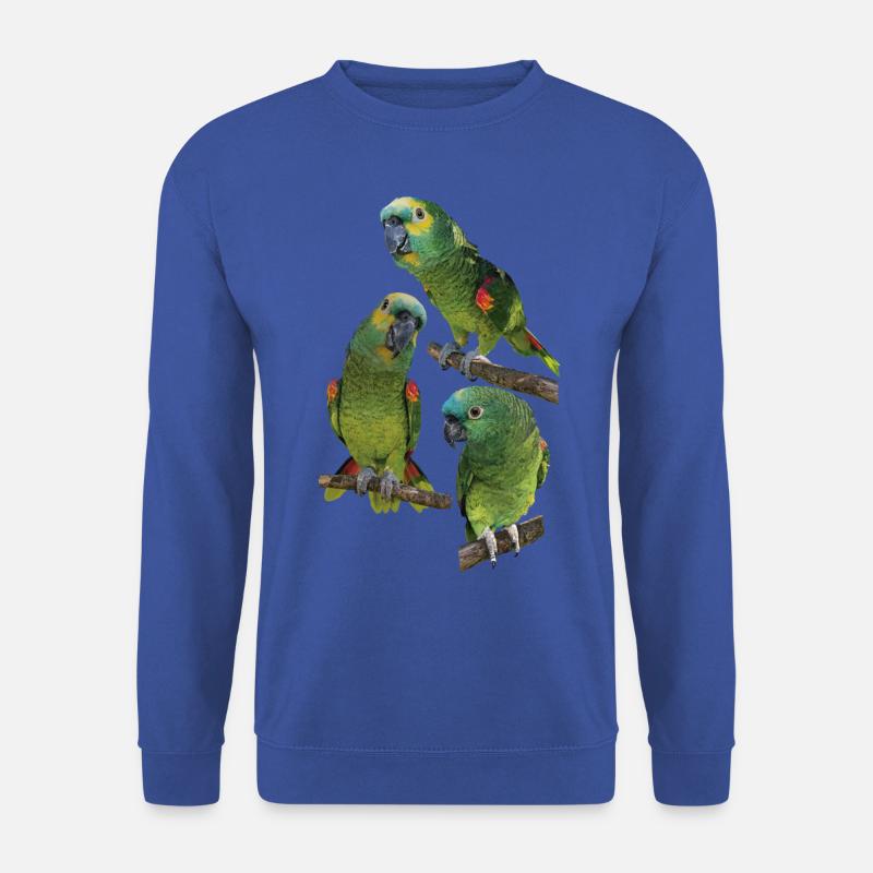 Die Blaustirnamazone - Unisex Pullover - Royalblau