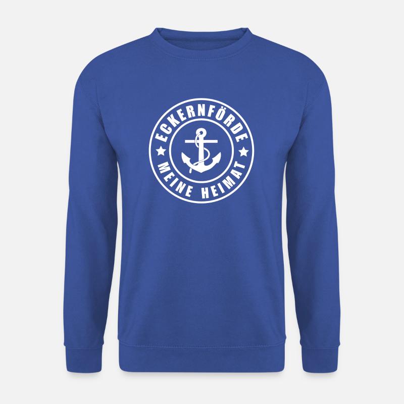 Eckernförde | Meine Heimat | Hafen Ostsee Norden - Unisex Pullover - Royalblau