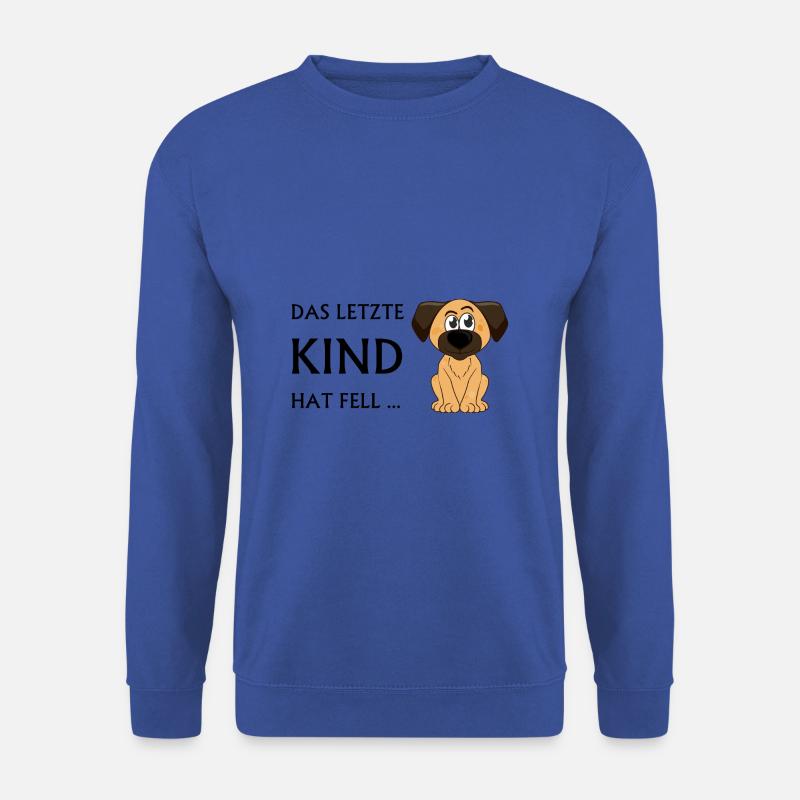 DAS LETZTE KIND HAT FELL - HUND - Unisex Pullover - Royalblau