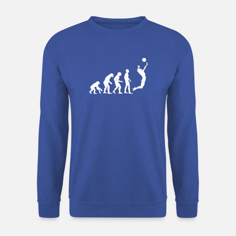 VOLLEYBALL EVOLUTION! - Unisex Sweatshirt - royal blue