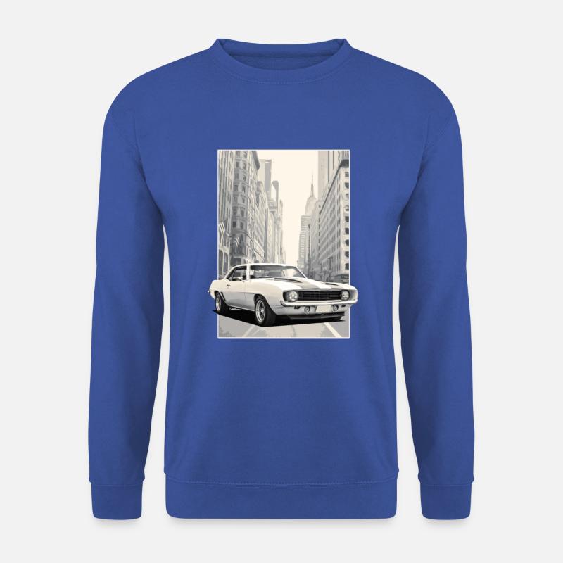 Oldtimer Cam 17 Skyline - Unisex Pullover - Royalblau
