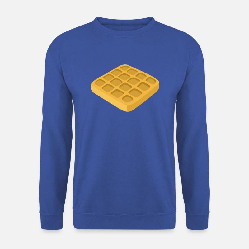 belgian waffles belgische waffeln breakfast4 - Unisex Pullover - Royalblau