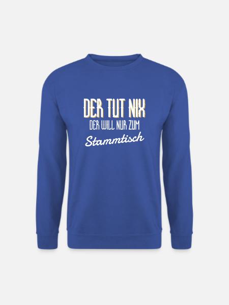 Stammtisch - lustiges Geschenk - Unisex Pullover - Royalblau
