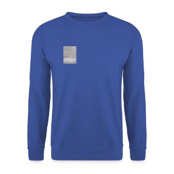 Montgolfières sur ciel gris en minuscule - Sweat-shirt Unisexe - bleu royal - Devant - Alina (178cm) & Michal (187cm)