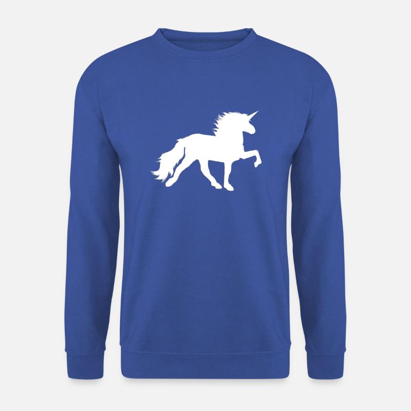 Einhorntoelter weiß - Unisex Pullover - Royalblau