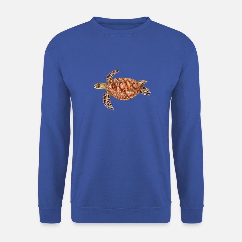 Grüne Schildkröte - Grüne Schildkröte - Chelonia mydas - Unisex Pullover - Royalblau