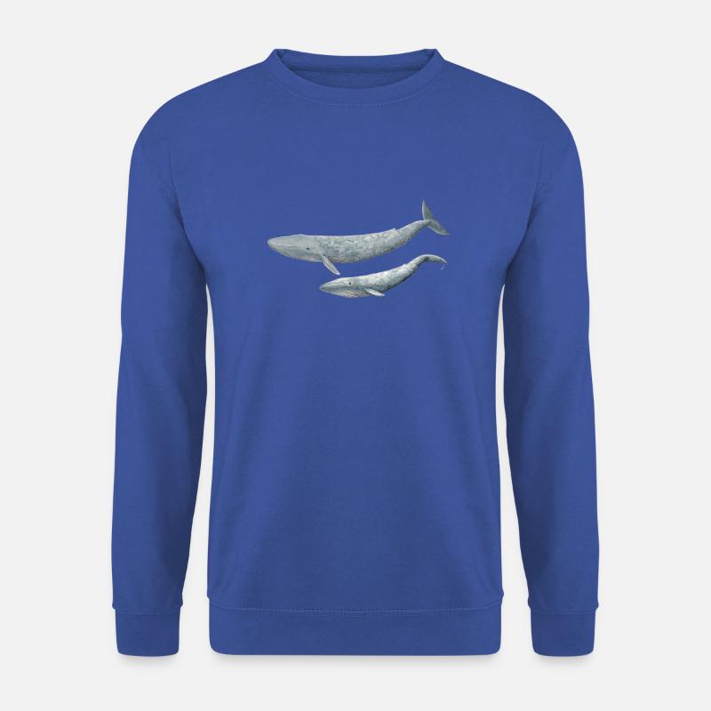 Blue Whale - Blue Whale - Baleine bleue - Unisex Pullover - Royalblau