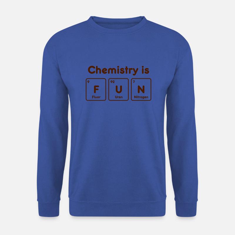 Chemistry is fun Periodensystem - Unisex Pullover - Royalblau