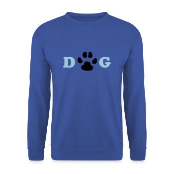 Dog 1 - Unisex Sweatshirt - royal blue - Front - Alina (178cm) & Michal (187cm)