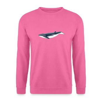 Tropical baby whale Baby whale - Baby baleine - Unisex Sweatshirt - pink - Front