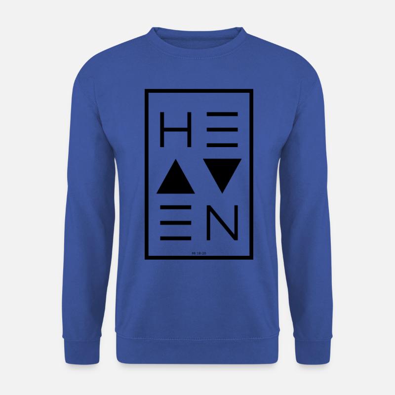 Heaven BLACK - Unisex Pullover - Royalblau