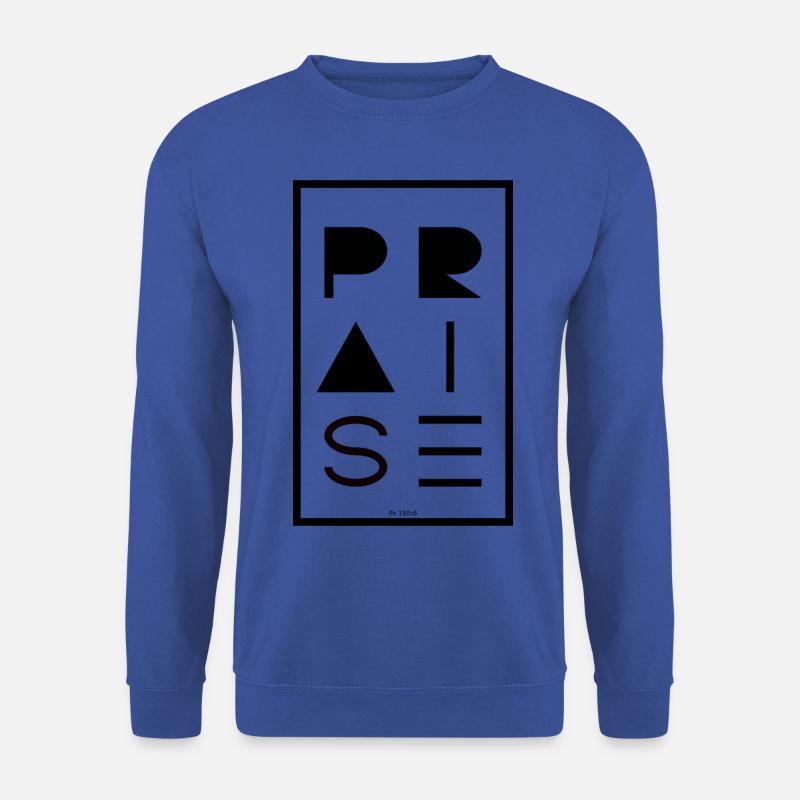 Praise BLACK - Unisex Pullover - Royalblau