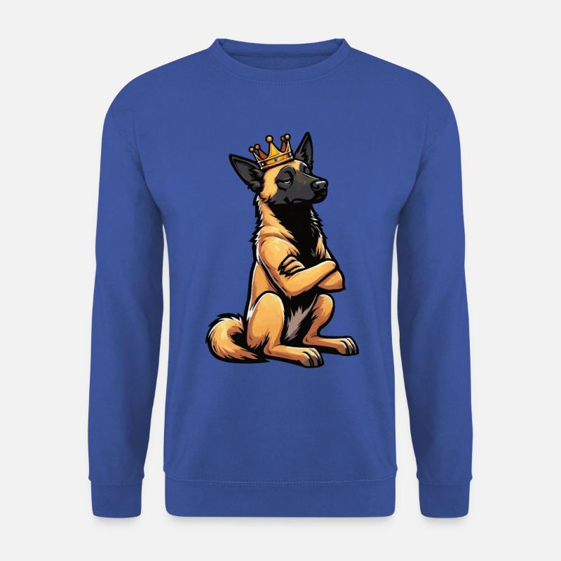 Malinois Belgischer Schäferhund Malinoisbesitzer - Unisex Pullover - Royalblau
