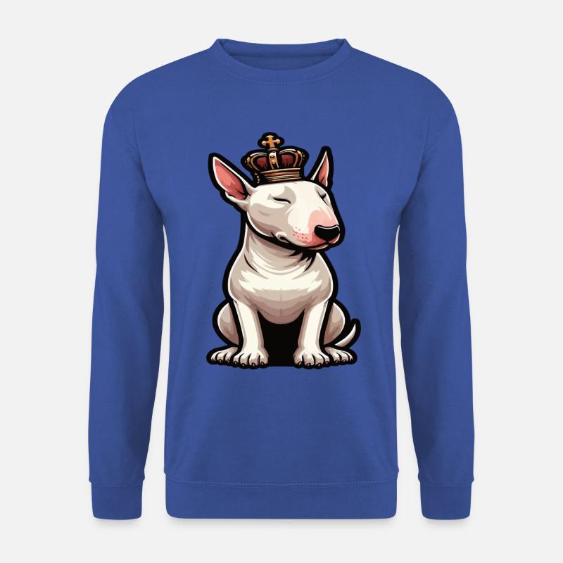 Miniatur Bullterrier Bully Bullterrierbesitzer - Unisex Pullover - Royalblau