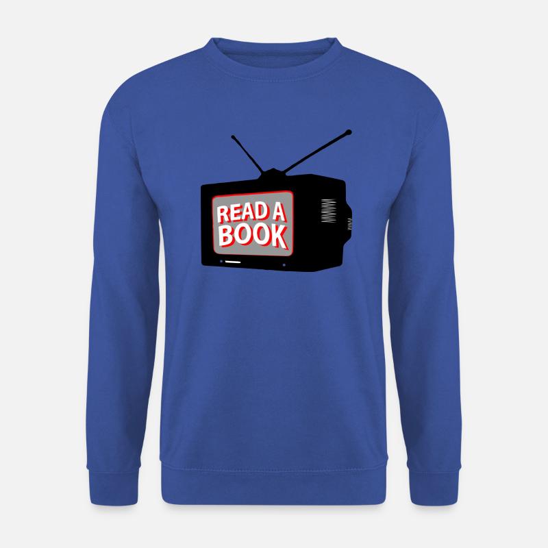 Read a Book - Unisex Pullover - Royalblau