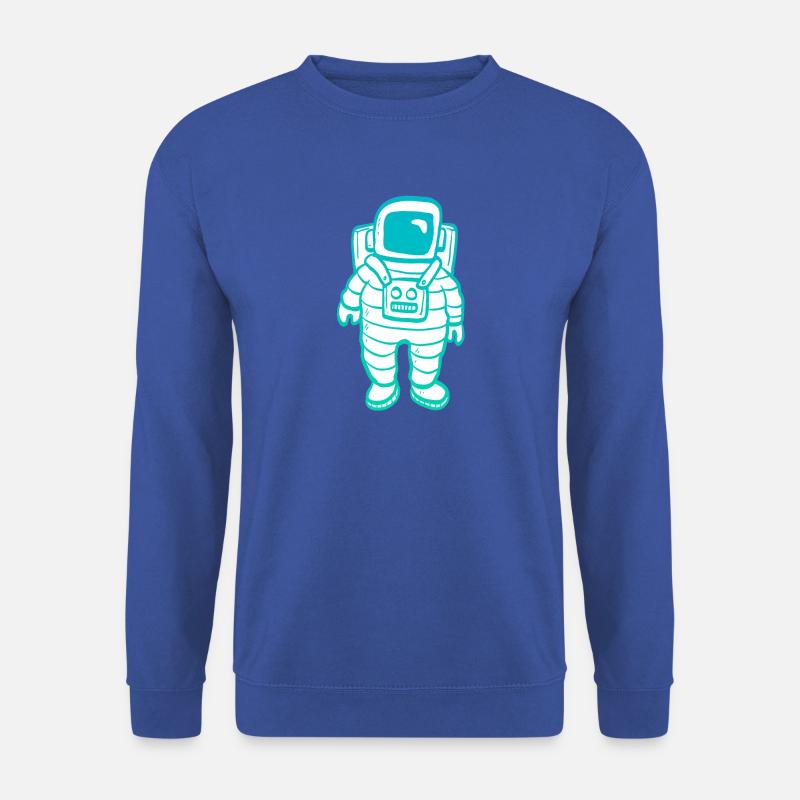 Astronaut Clipart - Unisex Pullover - Royalblau