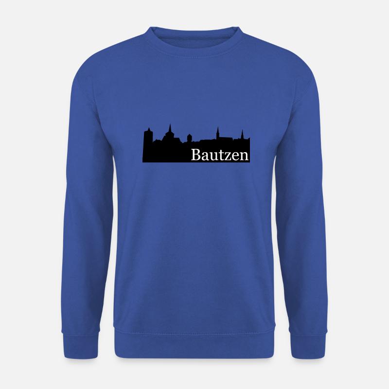 Bautzen Silhouette Skyline - Unisex Pullover - Royalblau