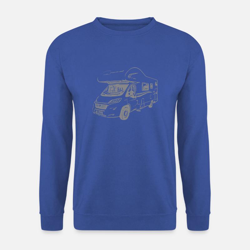 Wohnmobil Happy Caravan - Unisex Pullover - Royalblau