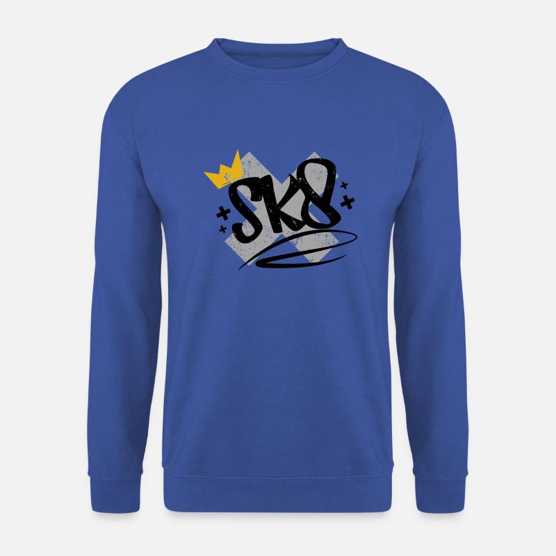 Skateboard - Unisex Pullover - Royalblau