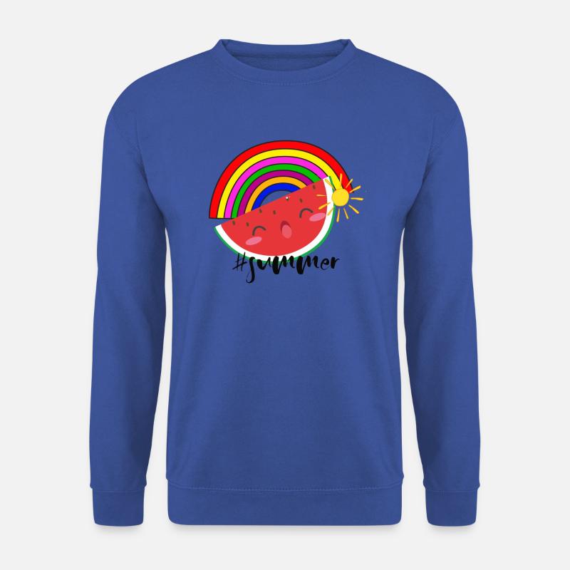 SOMMER Motiv/MELONE - Unisex Pullover - Royalblau