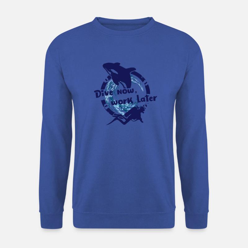 Dive Now - Unisex Pullover - Royalblau