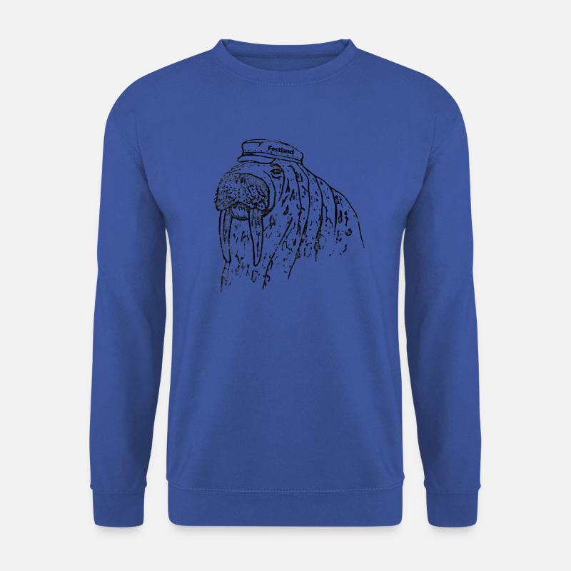 festland walrus - Unisex Pullover - Royalblau