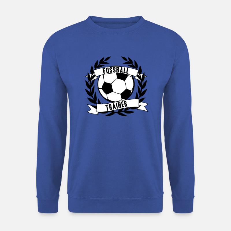 Fußball Trainer Banner Geschenkidee WM - Unisex Pullover - Royalblau