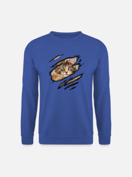 Maine Coon in mir - Unisex Pullover - Royalblau