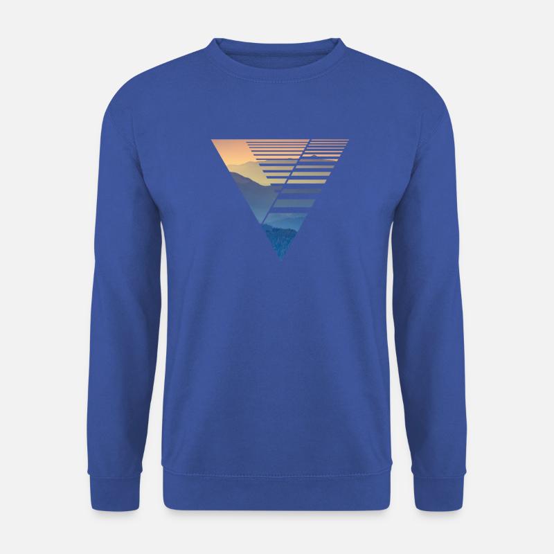 Vector Design Triangle - Unisex Sweatshirt - royal blue