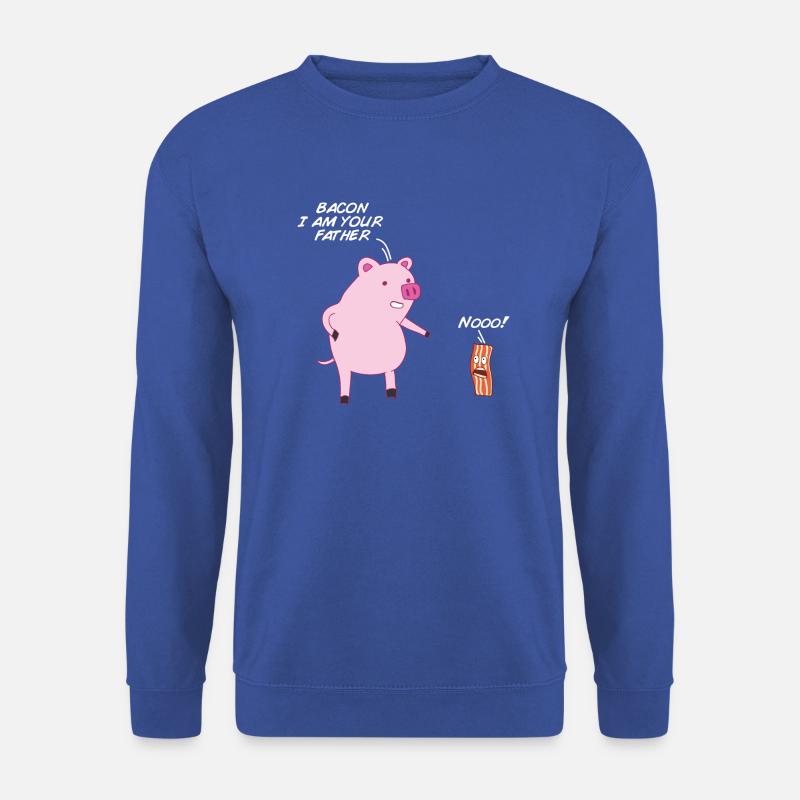 Bacon i am your father - Speck - Vater - Unisex Pullover - Royalblau