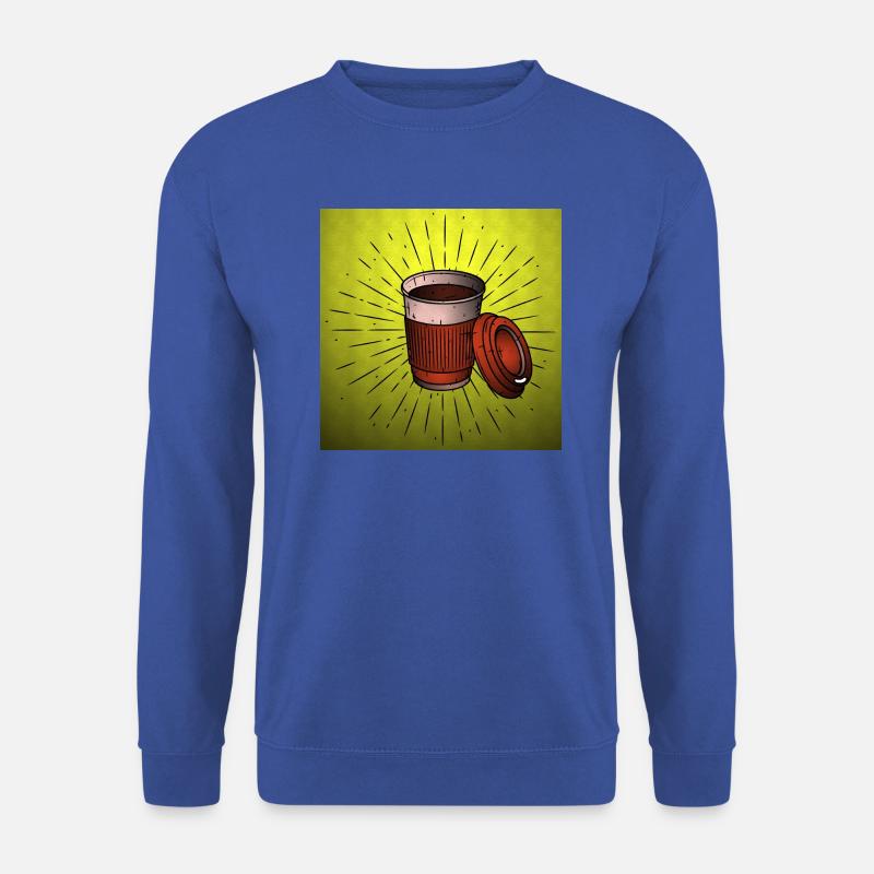 Kaffee - Unisex Pullover - Royalblau