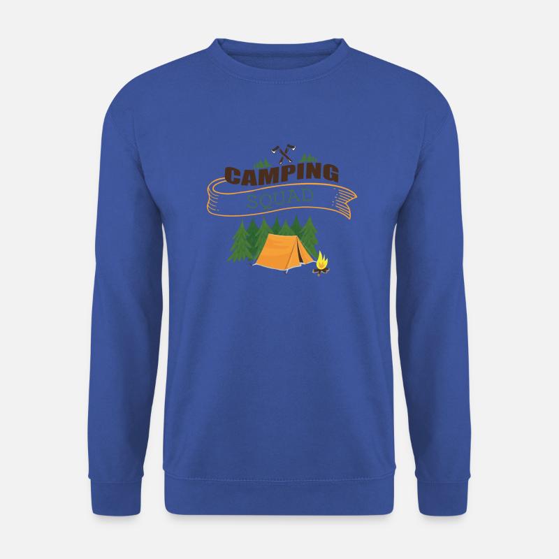 CAMPING SQUAD Team Camping - Unisex Pullover - Royalblau