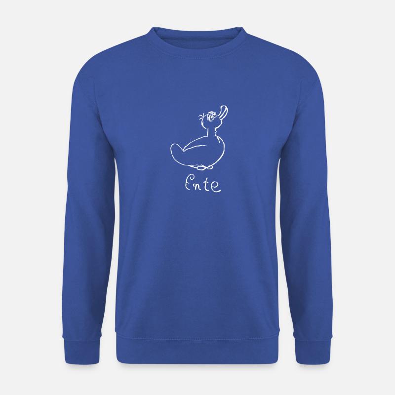 Ente - Unisex Pullover - Royalblau