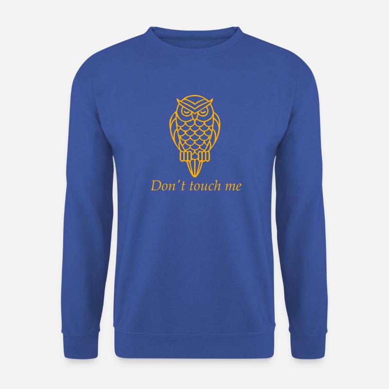 genervte Eule - Unisex Pullover - Royalblau