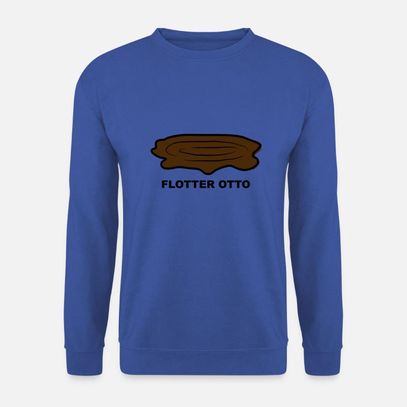 Durchfall Kot Scheiße Kacke Flotter Otto Geschenk - Unisex Pullover - Royalblau
