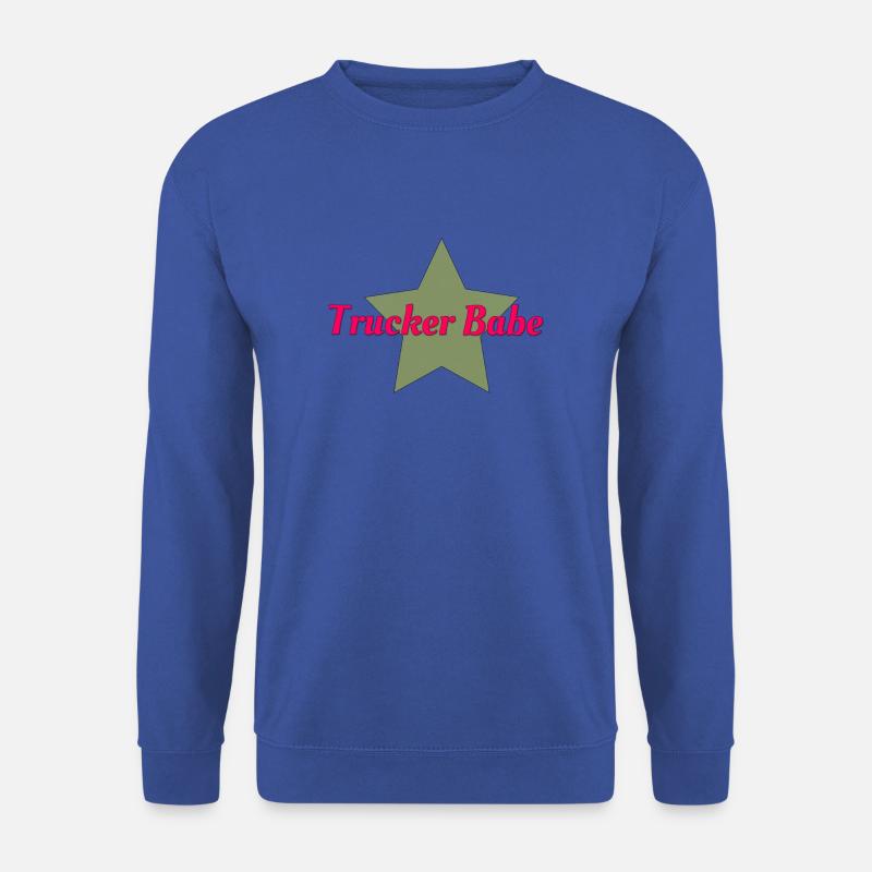 Trucker Babe - Unisex Pullover - Royalblau